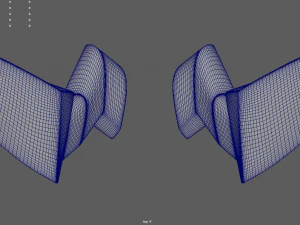 Car Mirror 01 3D Model