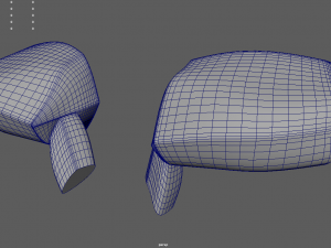 Car Mirror 02 3D Model