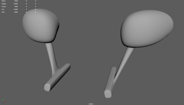 Car Mirror 03 3Dモデル .c4d .max .obj .3ds .fbx .stl .blend 
