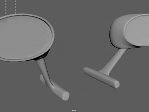 Car Mirror 03 3D Model