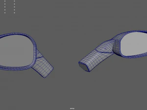 Car Mirror 04 3D Model