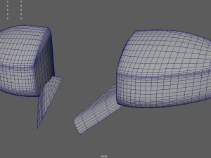 Car Mirror 05 3D Model