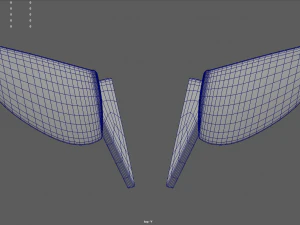 Car Mirror 05 3D Model