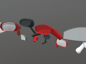 Car Side View Mirrors 3D Model