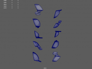 Car Side View Mirrors 3D Model