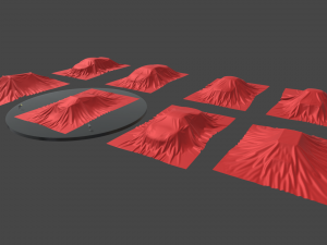 Car Motorbike Presentation Sheet Pack 3D Model