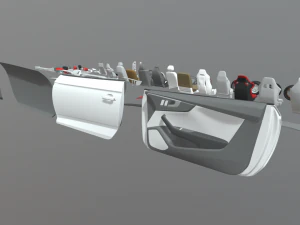 Paket Suku Cadang Mobil Model 3D