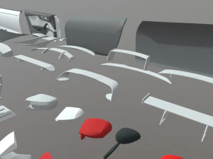 Paket Suku Cadang Mobil Model 3D