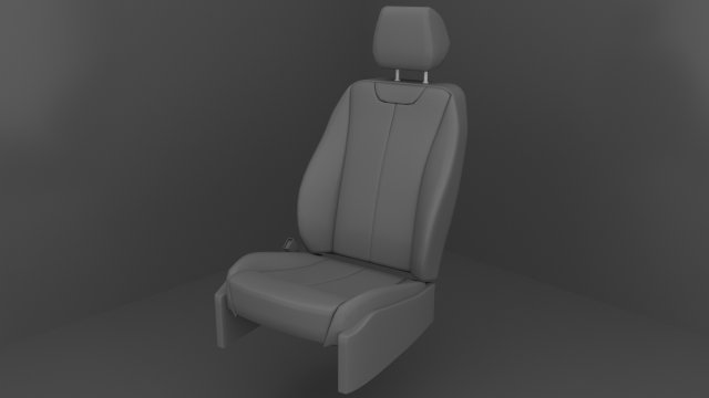 Car Seat 04 3D Model .c4d .max .obj .3ds .fbx .stl .blend
