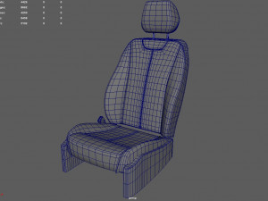 Car Seat 04 3D Model