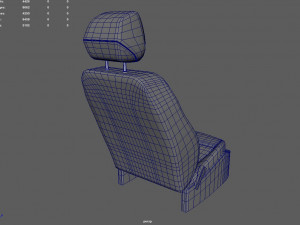 Car Seat 04 3D Model