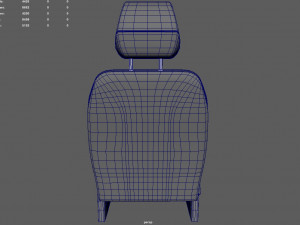 Car Seat 04 3D Model