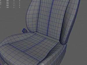 Car Seat 04 3D Model