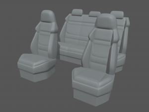 Car Seat 06 3D Model