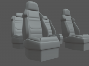 Car Seat 06 3D Model