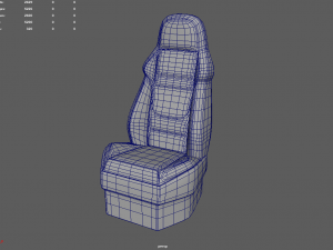 Car Seat 06 3D Model