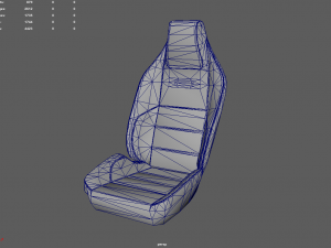 Car Seat 07 3Dモデル