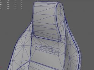 Car Seat 07 3Dモデル