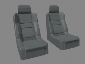 Car Seat 09 3D Model