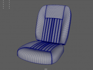 Car Seat 010 Modello 3D