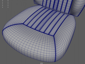 Car Seat 010 Modello 3D
