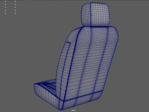 Car Seat 013 3D Model