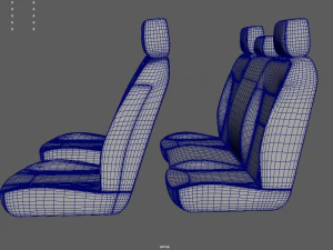 Car Seat 014 3D Model