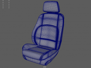 Car Seat 015 3D 模型