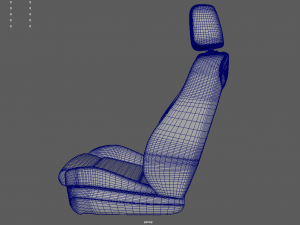 Car Seat 015 3D 模型