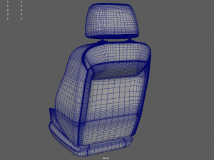 Car Seat 015 3D 模型