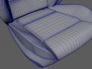 Car Seat 015 3D 模型