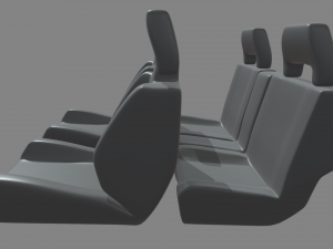 Car Seat 016 3D 모델