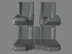 Car Seat 016 3D 모델