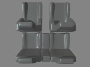 Car Seat 016 3D Model
