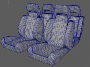 Car Seat 016 3D 모델
