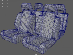 Car Seat 016 3D Model