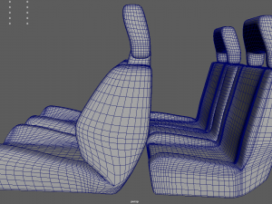 Car Seat 016 3D 모델