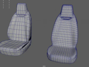 Car Seat 017 3D Model