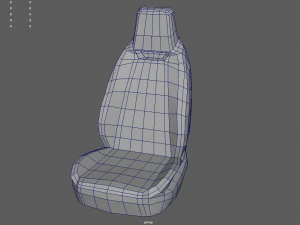 Car Seat 017 3D Model