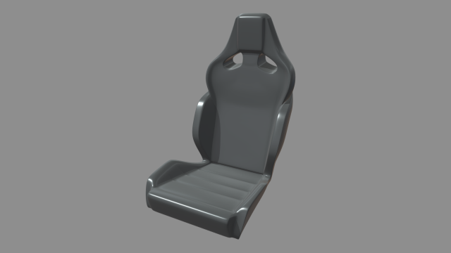 Car Seat 019 Model 3D .c4d .max .obj .3ds .fbx .stl .blend 