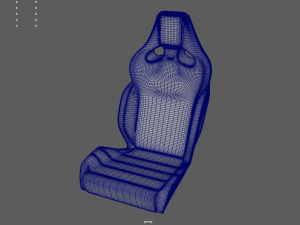 Car Seat 019 Model 3D