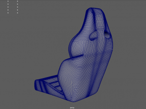Car Seat 019 Model 3D