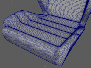 Car Seat 019 Model 3D