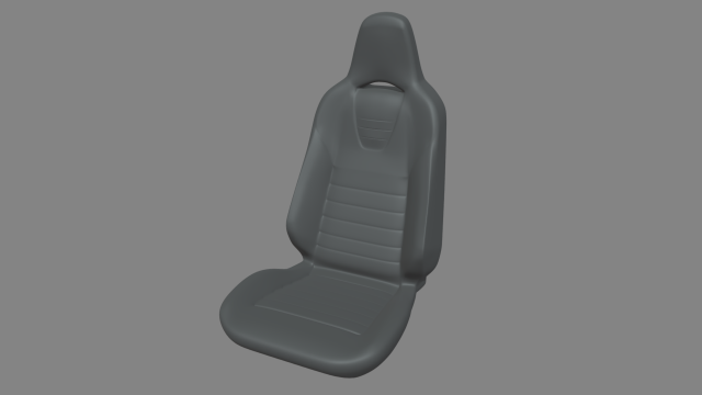 Car Seat 020 Modèle 3D .c4d .max .obj .3ds .fbx .stl .blend 
