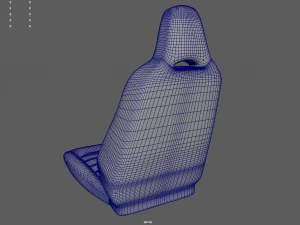 Car Seat 020 3D Model