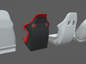 Car Seat Pack 02 Modèle 3D