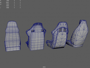 Car Seat Pack 02 Modèle 3D