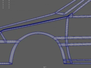 Citroen Ax Wall Silhouette 3D Print Model