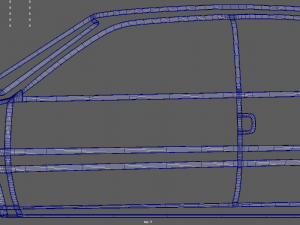 Citroen Ax Wall Silhouette 3D प्रिंट मॉडल