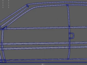 Citroen Ax Wall Silhouette 3D Print Model